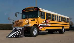 school bus with cow catcher school bus driver school bus bus pinterest