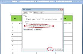 Check spelling or type a new query. Cara Membuat Header Tabel Otomatis Di Setiap Halaman Pada Microsoft Word Tenjocity Edukasi Digital