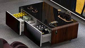 It will respond by electronically lifting its top via a telescoping. Best Smart Coffee Table With Refrigerator Homeluf Com