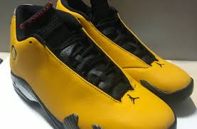 The air jordan 14 was the last signature model worn on court by jordan while he played for the chicago bulls. Welcome Summer With The Air Jordan 14 Reverse Ferrari Yellow Ferrari Kicksonfire Com