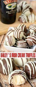 Bailey S Irish Cream Truffles Recipe Baileys Recipes Irish Cream Truffles Desserts