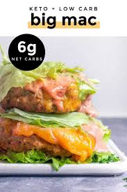 Low Carb Big Mac Easy Keto Recipe In 2020 Low Carb Bbq Sauce Low Carb Healthy Recipes Clean