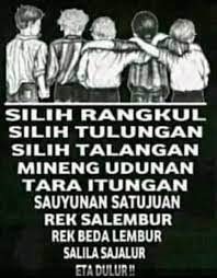 (punya keinginan tapi sambil tidak disertai dengan usaha sama saja dengan bercanda) 2. Kata Sunda Hilangkan Rasa Lelah Apalagi Facebook