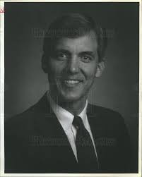 1988 Press Photo Matt Collier Executive Speaker Politic