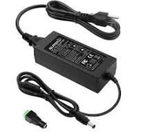 ALITOVE 24V 2A 48W Power Supply Adapter 100~240V AC to DC 24 Volt 2 Amp  Converter with 5.5mmx 2.5mm 2.1mm Plug for LED Strip Lights CCTV Camera