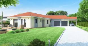 Modèles de maison et plans de maison unifamiliale avec garage. Maison Plain Pied Garage Double Et Carport Maisons Ideales