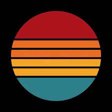 Pin On Retro Vintage Sunset Clipart