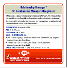 Learn about client coverage & relationship management. Relationship Manager Job In Bengaluru Banking Insurance Timesascent Com