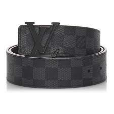 Maybe you would like to learn more about one of these? Louis Vuitton Vintage Damier Graphie Initiales Belt Black Gray Leather Belt Luxury High Quality Avvenice