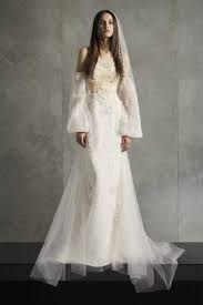 Bustle snaps in place, but can wear full length. White By Vera Wang Corset Sheath Wedding Dress David S Bridal Wedding Dresses Vera Wang Fitted Wedding Dress Form Fitting Wedding Dress