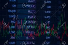 Background Of Numbers And Trading Charts Economy