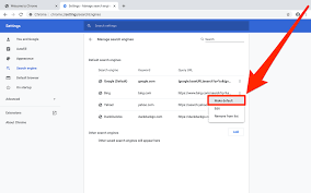 To set google chrome as your default windows browser, take the following steps. How To Change Your Default Search Engine In Google Chrome