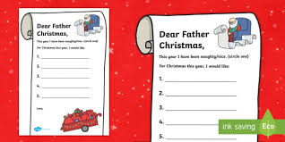 Father christmas' handwriting is particularly trembly, although his hand usually steadies up when he has to draw anything; Free Christmas Wish List Santa Christmas List Primary