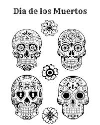 Click Here To Download The Free Printable Pdf Coloring Page Does Your Family Celebrate Dia De Los Muertos Skull Coloring Pages Day Of The Dead Coloring Pages