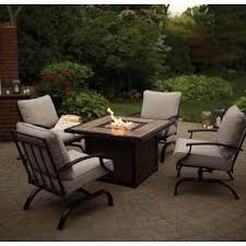 Living Accents Halsted 5 Pc Steel Patio Set Beige Ace Hardware Patio Furniture For Sale Patio Furniture Wood Patio Furniture