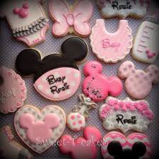 Minnie Mouse Baby Shower Cookies Disney Baby Shower Minnie Mouse Baby Shower Minnie Baby Shower