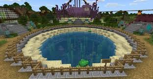 Minecraft Bedrock Zoo Creation Map Minecraft Mansion Minecraft Plans Minecraft Houses