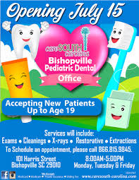 Caresouth Carolina Bishopville Pediatric Dental Office Opening July 15 Caresouth Carolina