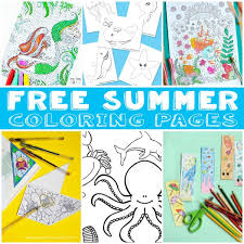 There are plenty of summer coloring pages around and you can download and print them for your kids to let them color. Coloring Pages To Get You Through The Summer Itsybitsyfun Com
