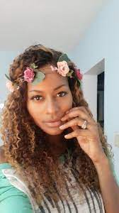 Flower Headband Curly Hair Headband Hairstyles Curly Hair Styles Summer Hairstyles