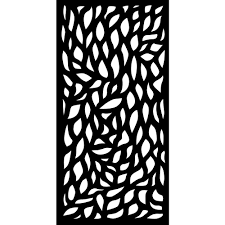 Matrix 0 3 In X 95 6 In X 3 95 Ft Autumn Recycled Plastic Charcoal Decorative Screen 5 Piece Per Bund Decorative Screens Decorative Panels Recycled Plastic