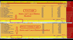 Tally Tdl For Disable Delete And Cancel Button For Users Enabled On Users Admin Login Cancelled