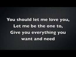 Mario Let Me Love You Lyrics Cover By Joseph Somo Love Yourself Lyrics Let Me Love You More Lyrics