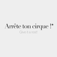 Birthday Wishes In French With English Translation Literal Meaning Stop Your Circus A ʁɛt Tɔ Siʁk Frenchwords French Words French Words Quotes French Quotes