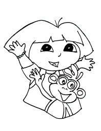 On this site, we provide you some of the best one. Dora The Explorer Coloring Pages