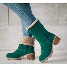 Succombez pour nos modèles de bottines en cuir pour femme. Bottines Femme Hiver Fourree Chaussure Petit Talon Hiver