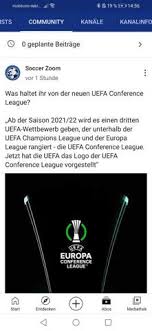 Uefa champions league and the uefa super cup: Eure Meinung Zur Neuen Uefa Conference League Spiele Und Gaming Sport Umfrage