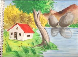 Beautiful Nature To Draw Beautiful Pictures Of Nature To Draw Nature Paintings Nature Drawing Nature Sketch