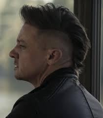 Eremy Renner S Hair Is The Biggest Mystery In Avengers Endgame Trailer Haircuts For Men Jeremy Renner Long Hair Styles Men