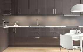 Ikea Ringhult Gloss Grey Kitchen Cabinet Doors And Drawer Faces Sektion Gray Gloss Kitchen Cabinets Kitchen Interior High Gloss Kitchen Cabinets