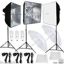 3 Softbox Photography Video Studio Light Lighting Kit Multi Design Linco Inc