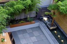 Terrassengestaltung Mit Wasser Und Garten Hinterhof Gartengestaltung Und Kleiner Hinterhof Landschaftsbau