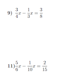 Clearing Fractions Worksheet With Solutions Fractions Worksheets Solving Linear Equations Worksheets