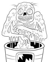 Free Printable Zombies Coloring Pages For Kids Coloring Books Disney Coloring Pages Halloween Coloring Book