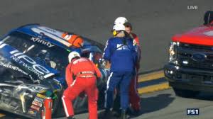 In nascar, a red flag with a black flag signals the end of a practice session. Nascar Xfinity Series 2017 Daytona International Speedway Big One Red Flag 2 Sportvideos Tv