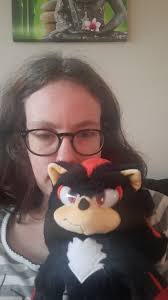 Hi I'm new here my favorite character is Shadow, here i am with my new  Shadow plush ❤