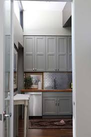 mid century modern galley kitchen