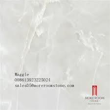 Chinese Snow White Porcelain Onyx Marble Tiles High Gloss Polished Snow White Porcelain Onyx Floor Tiles Onyx Marble Small Pools Marble Tiles