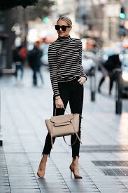 Black And White Striped Turtleneck Plus Size Pin On My Style