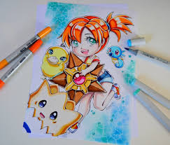 Want to discover art related to pokemon_misty? Lighane S Artblog Misty Pokemon Copic Marker