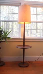 Vintage Mid Century Danish Modern Walnut Wood Tapered Pole Table Floor Lamp Floor Lamp Table Lamp Mid Century Floor Lamps