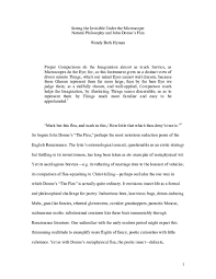 Pdf Seeing The Invisible Under The Microscope Natural Philosophy And John Donne S Flea Wendy Beth Hyman Academia Edu