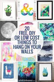 20 Cool Things To Hang On Your Walls Handmade Home Free Interior Design Affordable Interior Design