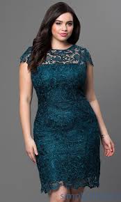 Plus Size Short Lace Party Dress With Sleeves Party Dresses With Sleeves Plus Size Homecoming Dresses Plus Size Formal Dresses