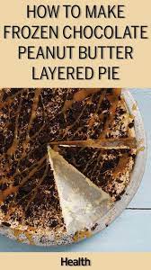 Reeses Cup Fan Try This Frozen Pie For A Sweet Treat Frozen Chocolate Chocolate Peanut Butter Peanut Butter