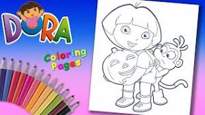 Halloween coloring pages you can color online. Dora The Explorer And Boots Halloween Coloring Page Nickelodeon Nick Jr Coloring Book For Kids Cute766